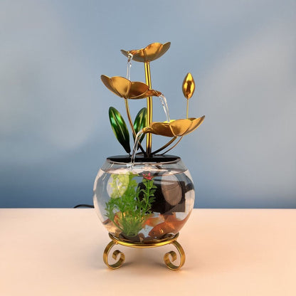 Beautiful Lotus Aquarium Ornament - Cofik