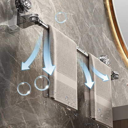 Removable Bathroom Towel Holder with Strong Suction
