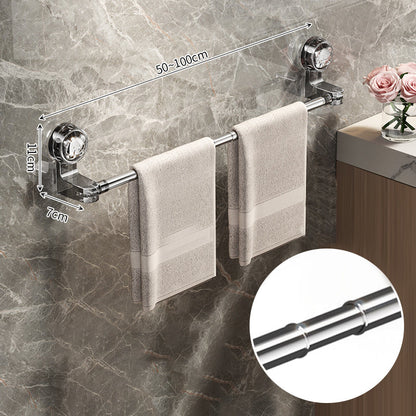 Removable Bathroom Towel Holder with Strong Suction