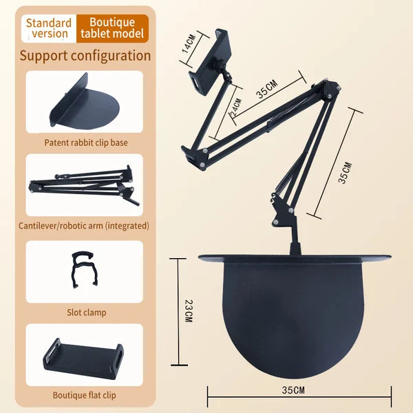 Compact Retractable Phone Bedside Holder