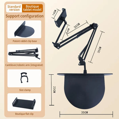 Compact Retractable Phone Bedside Holder