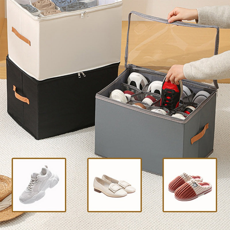 Space Saving Collapsible Shoe Rack