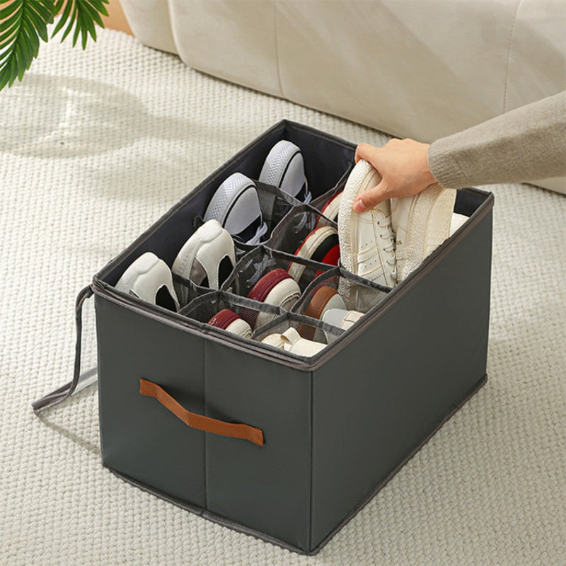 Space Saving Collapsible Shoe Rack