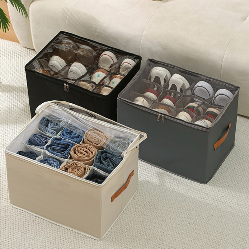 Space Saving Collapsible Shoe Rack