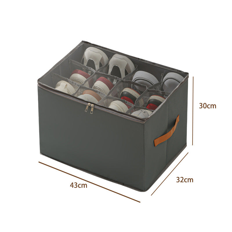 Space Saving Collapsible Shoe Rack