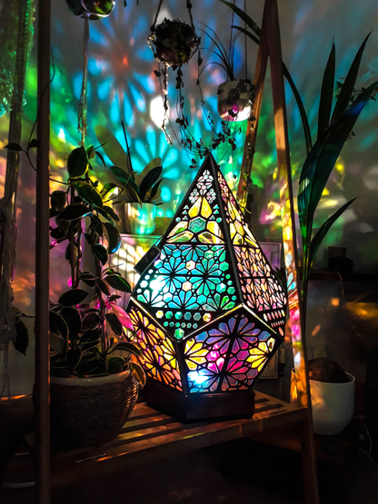 Colorful Glass Effect LED Desk Lamp - Cofik
