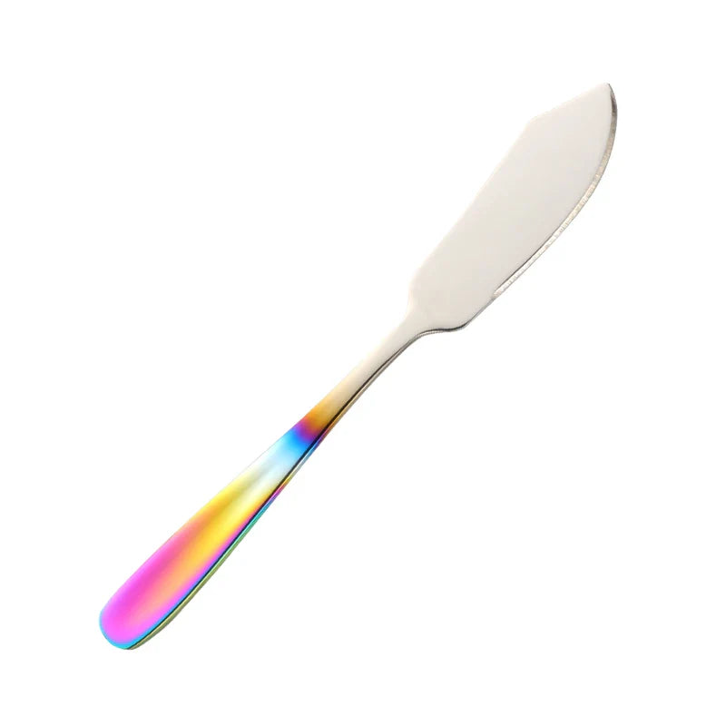 Colorful Stainless Steel Jam Cheese Spreader Knife