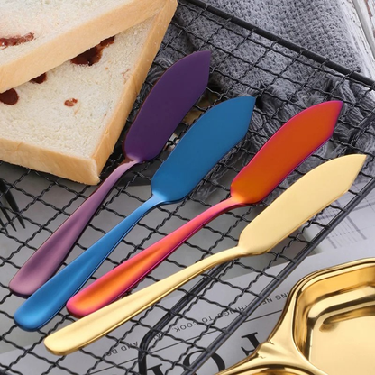 Colorful Stainless Steel Jam Cheese Spreader Knife