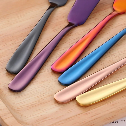 Colorful Stainless Steel Jam Cheese Spreader Knife