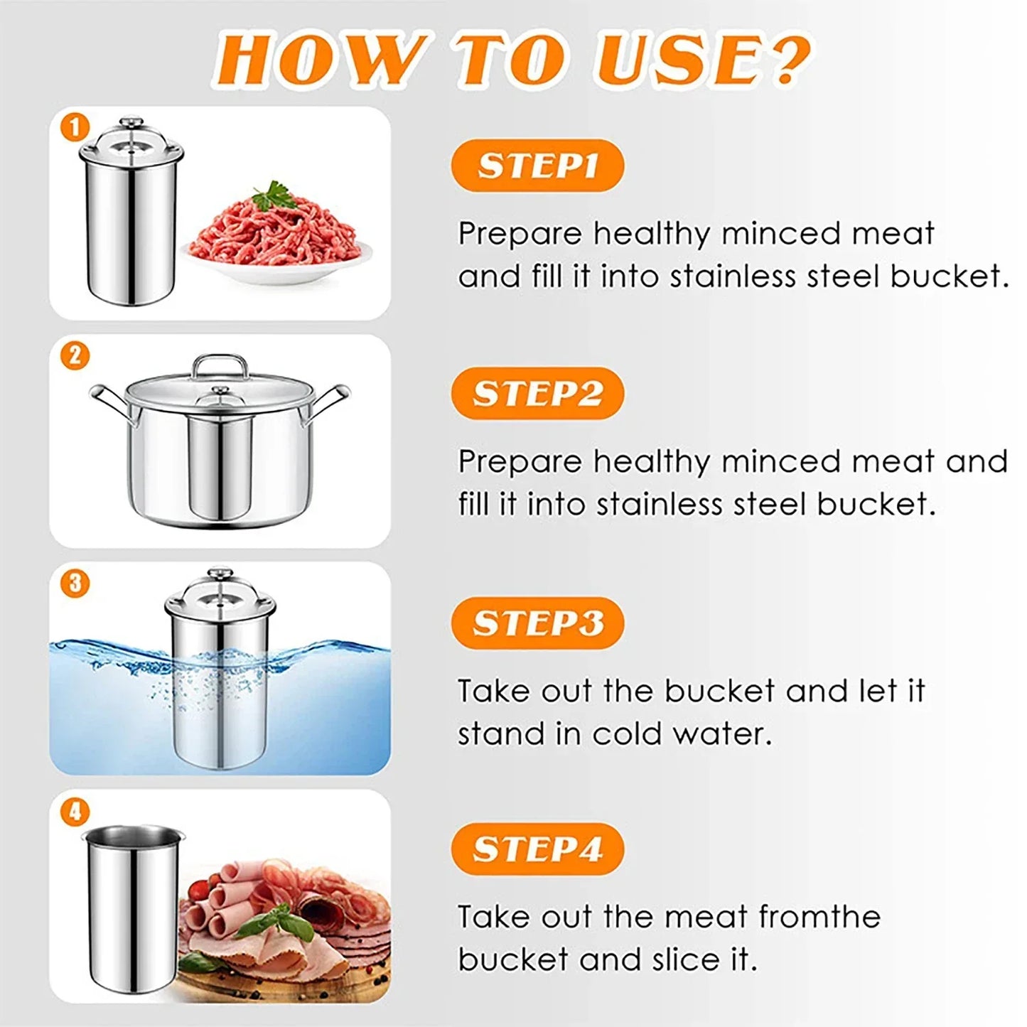Premium Meat Press Cooker with Temperature Control