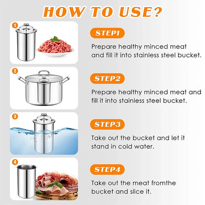 Premium Meat Press Cooker with Temperature Control