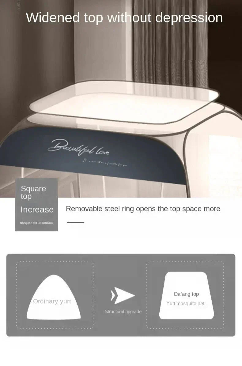 Starry Gray Portable Mosquito Net – Easy Insect Screen