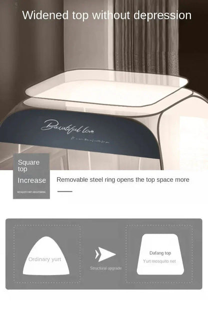 Starry Gray Portable Mosquito Net – Easy Insect Screen