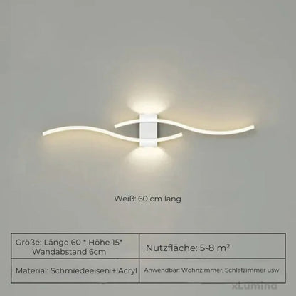 Slim Linear LED Wall Lamp