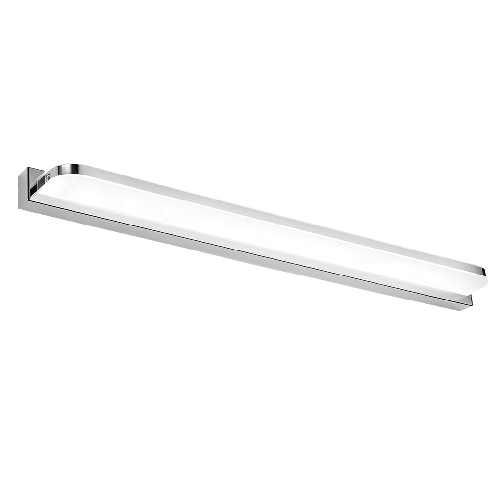 Sleek LED Vanity Light with Chrome Trim