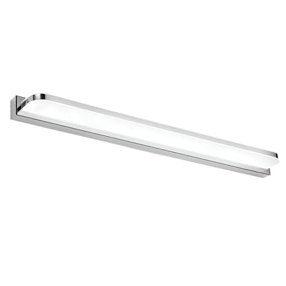 Sleek LED Vanity Light with Chrome Trim