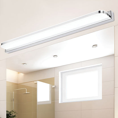 Sleek LED Vanity Light with Chrome Trim
