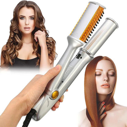 Dual Function Rotating Hair Styler with Variable Heat