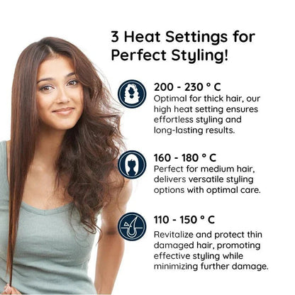 Dual Function Rotating Hair Styler with Variable Heat