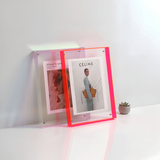Transparent Acrylic Picture Frame Modern Display - Cofik