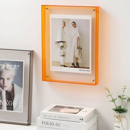 Transparent Acrylic Picture Frame Modern Display