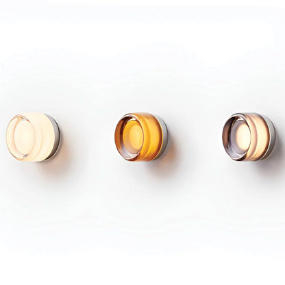Contemporary Circular Glass LED Wall Light