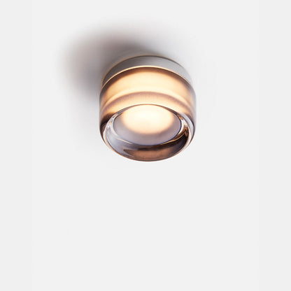 Contemporary Circular Glass LED Wall Light