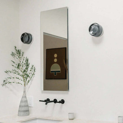 Contemporary Circular Glass LED Wall Light