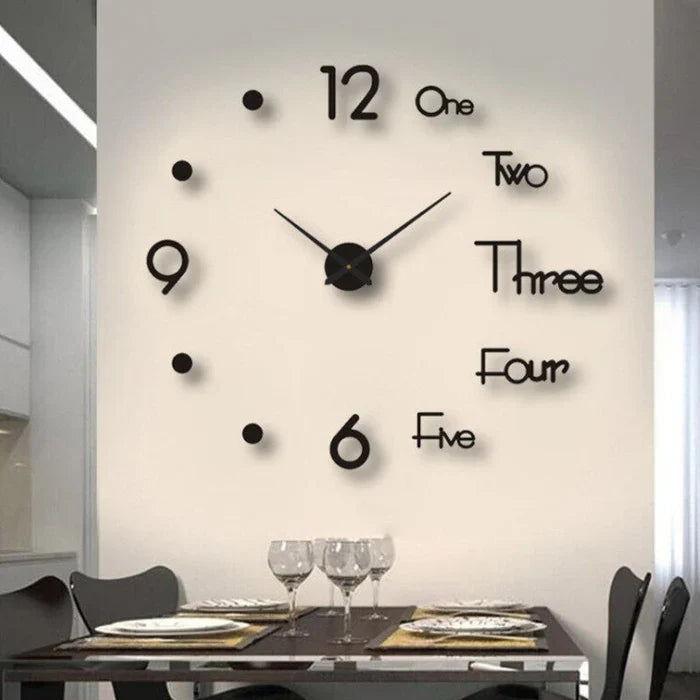 Stylish Big Wall Clock Decoration