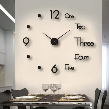 Stylish Big Wall Clock Decoration