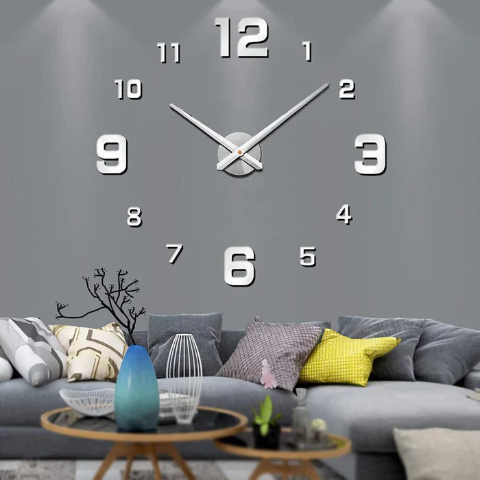 Stylish Big Wall Clock Decoration