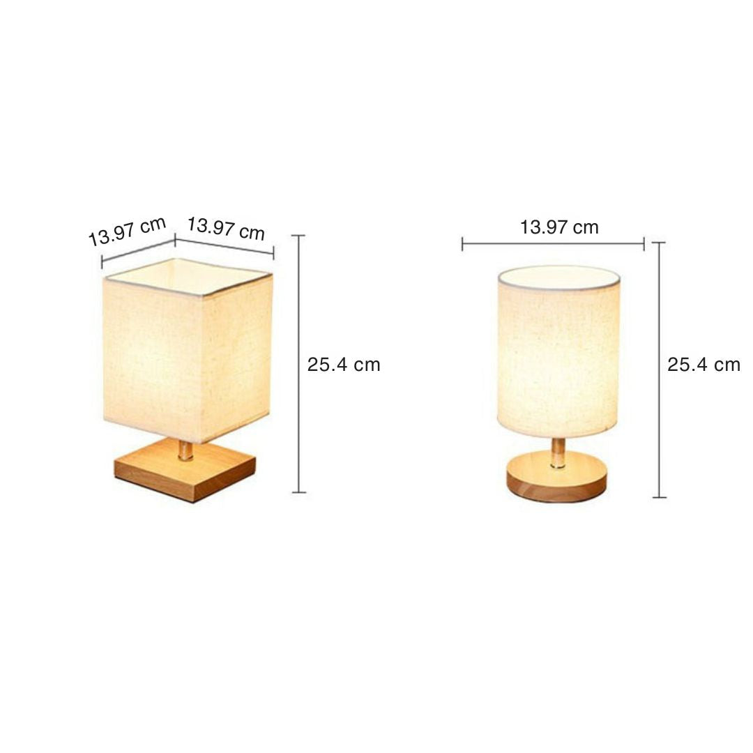 Simple Modern Wooden Desk Lamp