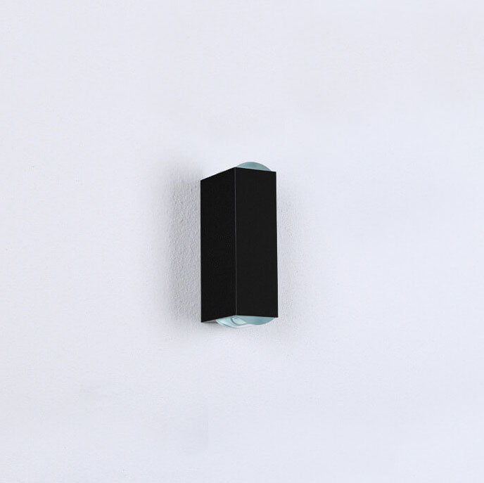 Sleek Dark Exterior LED Wall Light