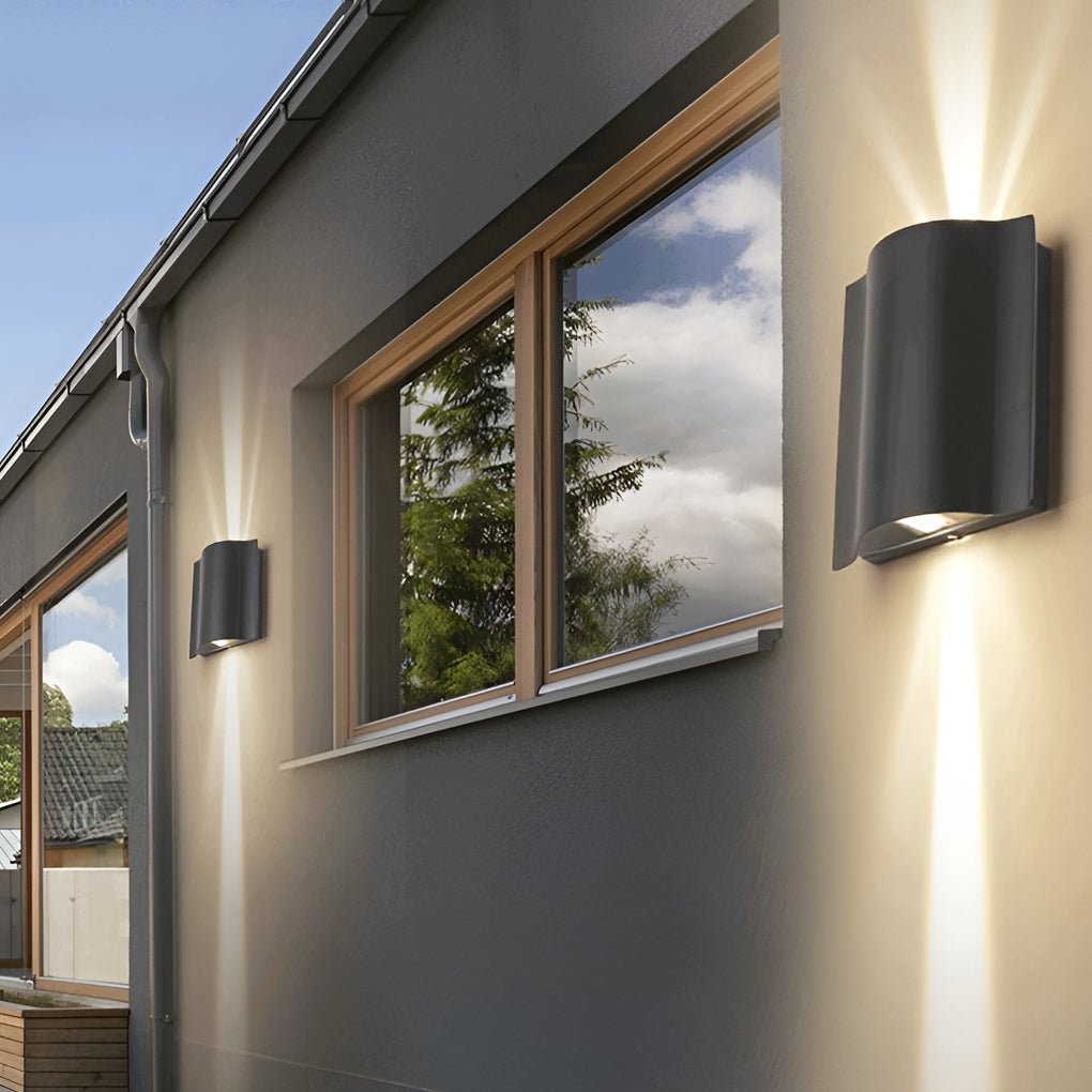 Dark Grey Outdoor LED Security Light