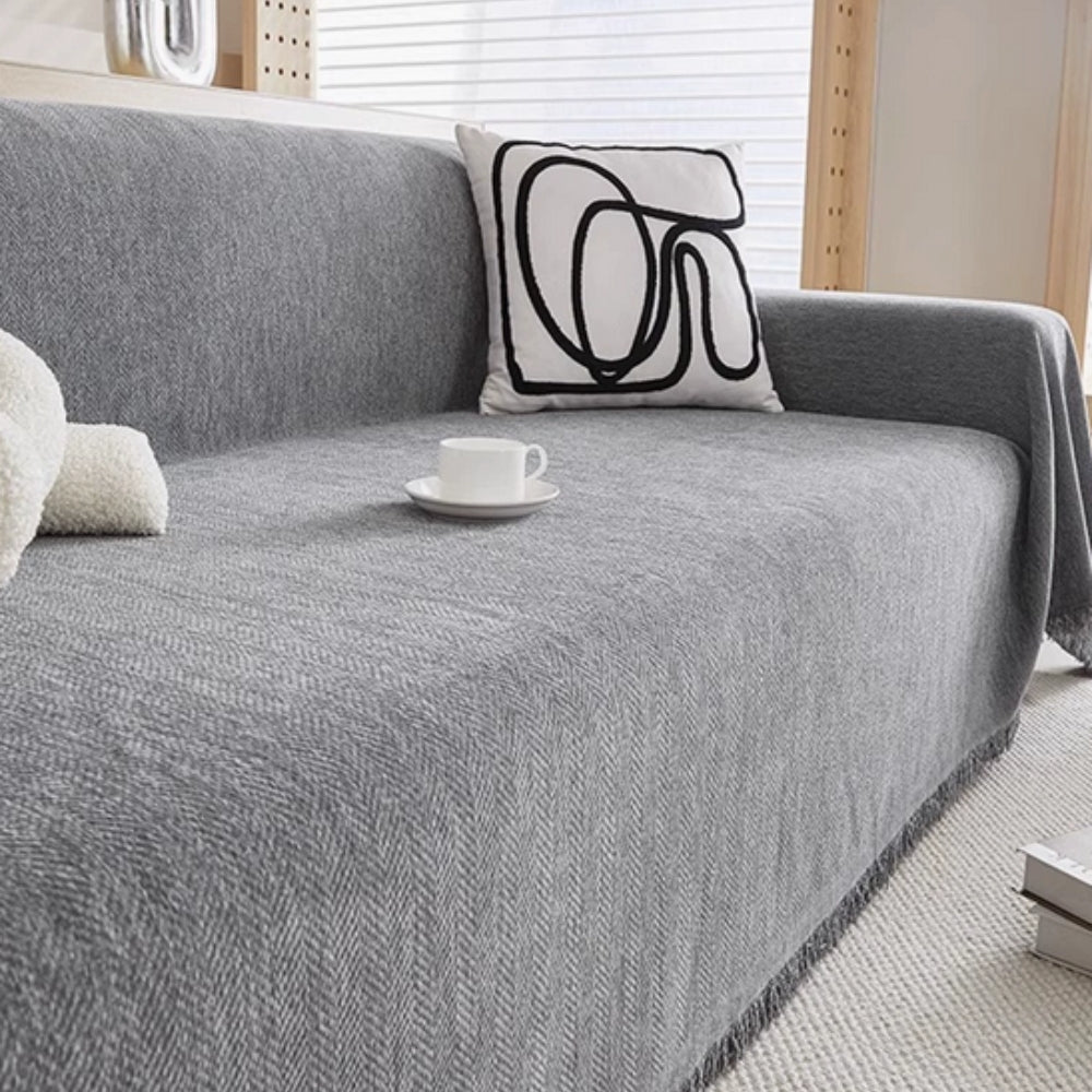 Sturdy Fleece Couch Slipcover