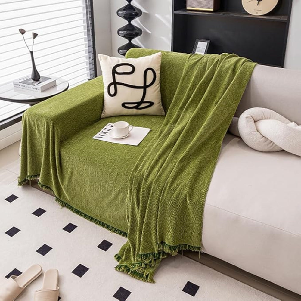 Sturdy Fleece Couch Slipcover