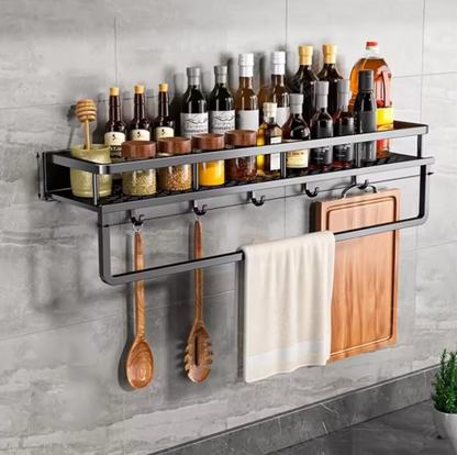 Space Saving Shelf for Kitchen or Bathroom Organizer