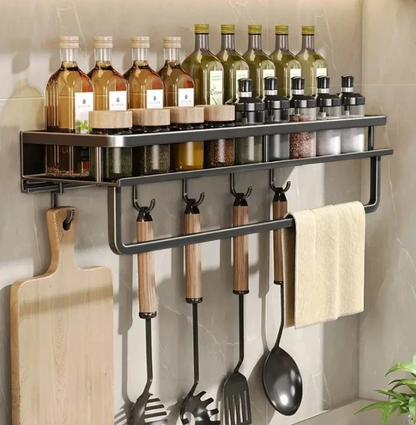 Space Saving Shelf for Kitchen or Bathroom Organizer