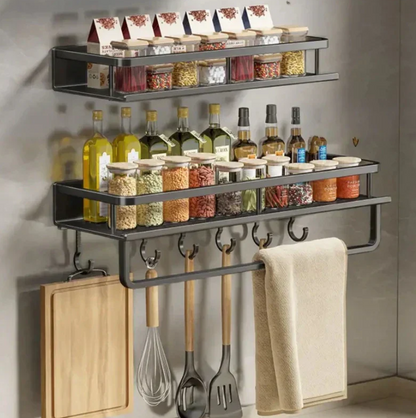 Space Saving Shelf for Kitchen or Bathroom Organizer