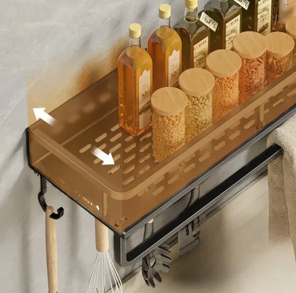Space Saving Shelf for Kitchen or Bathroom Organizer