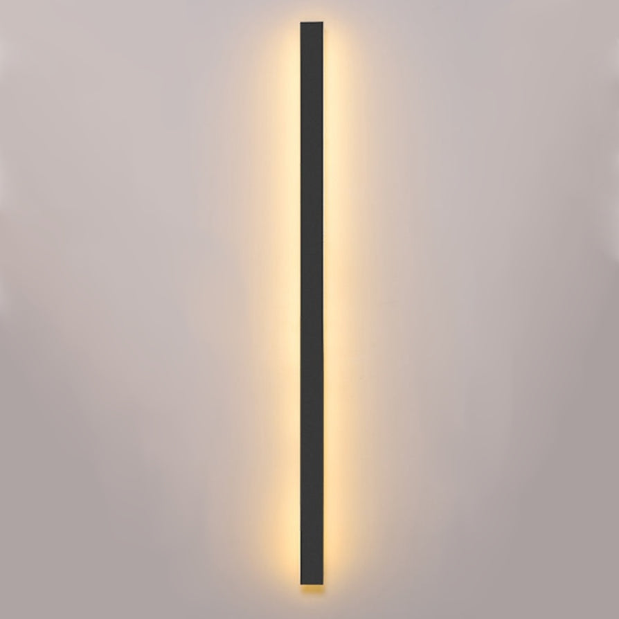 Metallic Dark Exterior LED Wall Light