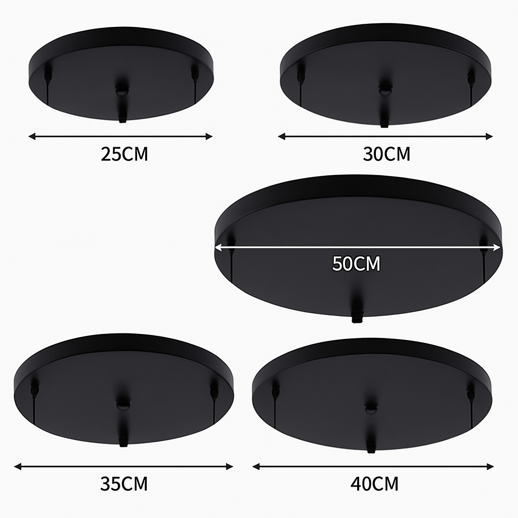 Easy Fit Ceiling Light Fitting Round Metal Bracket - Cofik