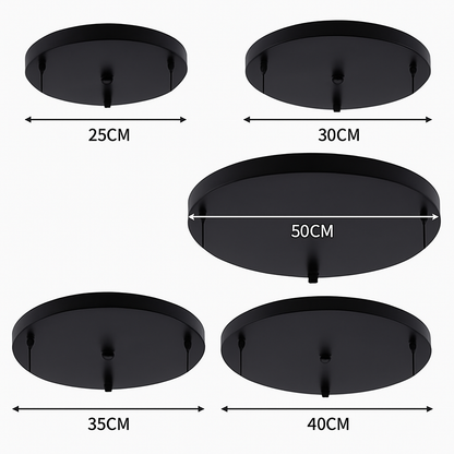 Easy Fit Ceiling Light Fitting Round Metal Bracket - Cofik
