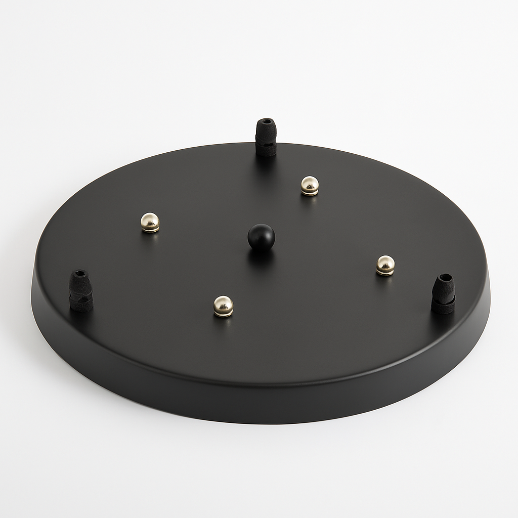 Easy Fit Ceiling Light Fitting Round Metal Bracket