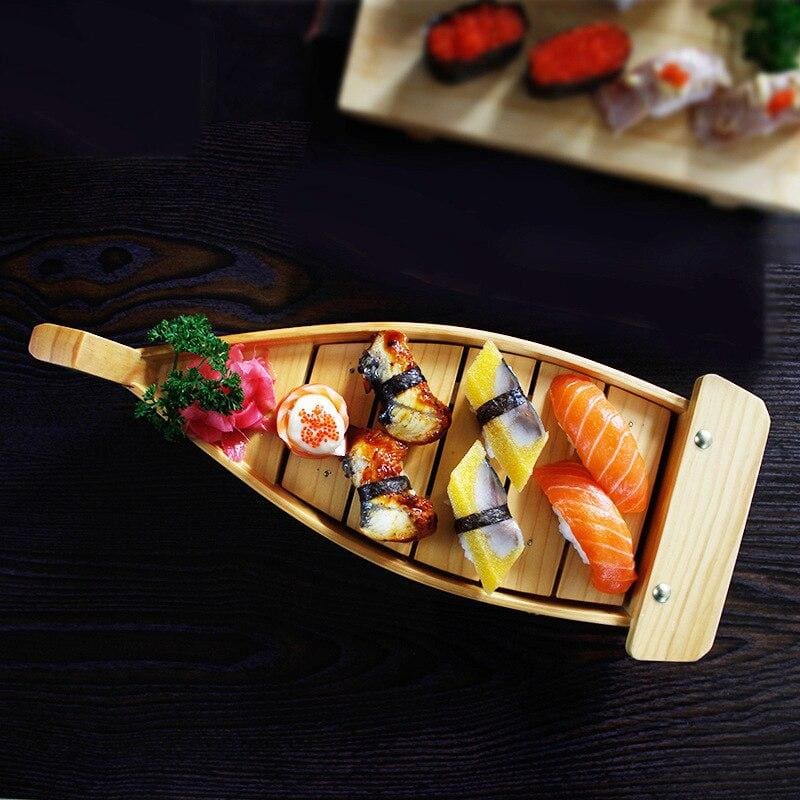 Japanese Sushi Serving Boat