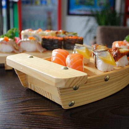 Japanese Sushi Serving Boat