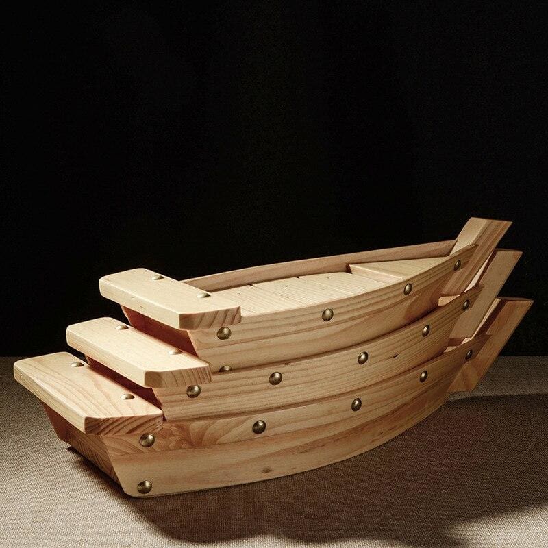 Japanese Sushi Serving Boat