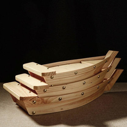 Japanese Sushi Serving Boat