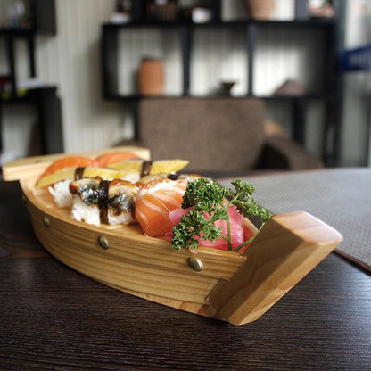 Japanese Sushi Serving Boat