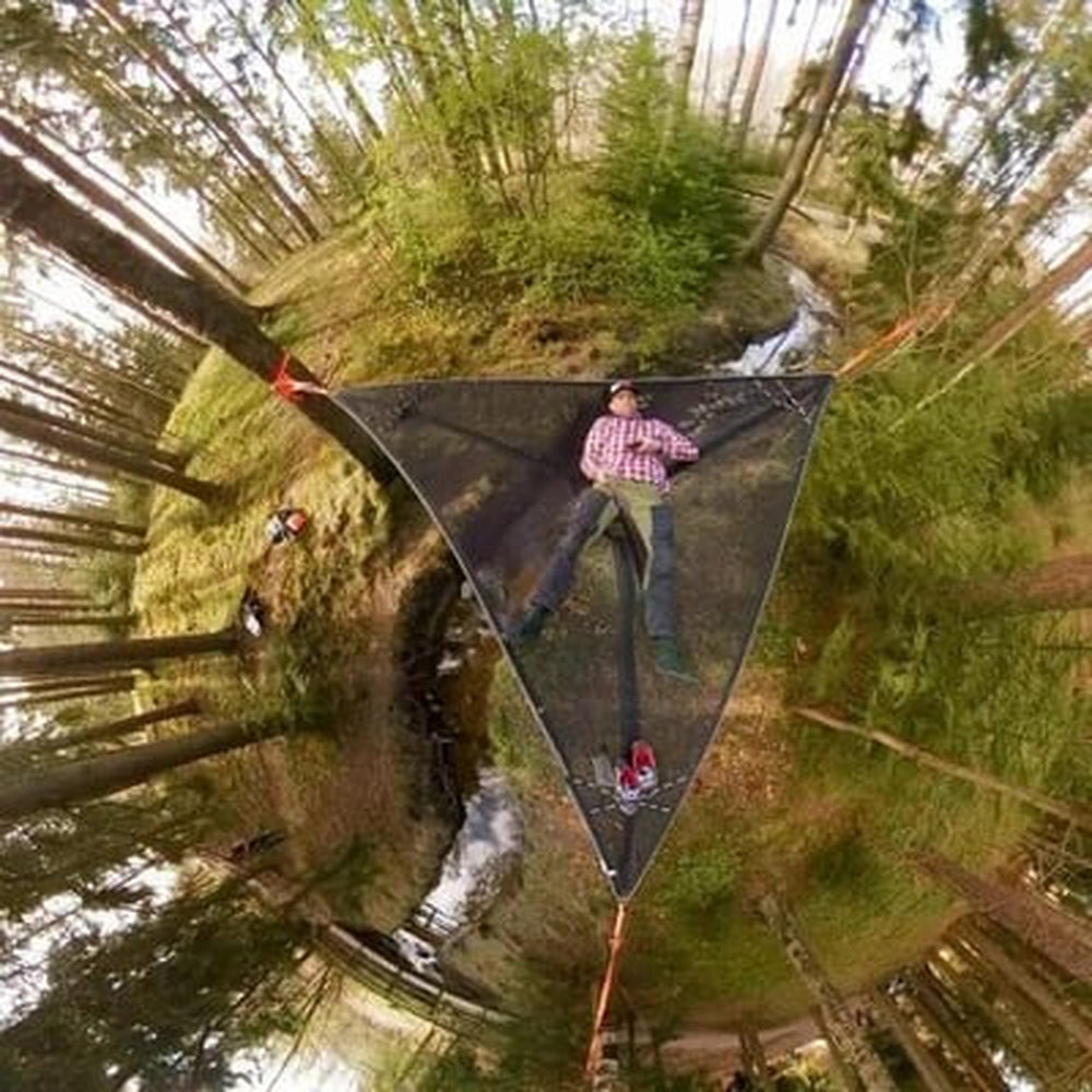 Durable Steel Hammock with Stand - Relaxing Indoor Outdoor Seat